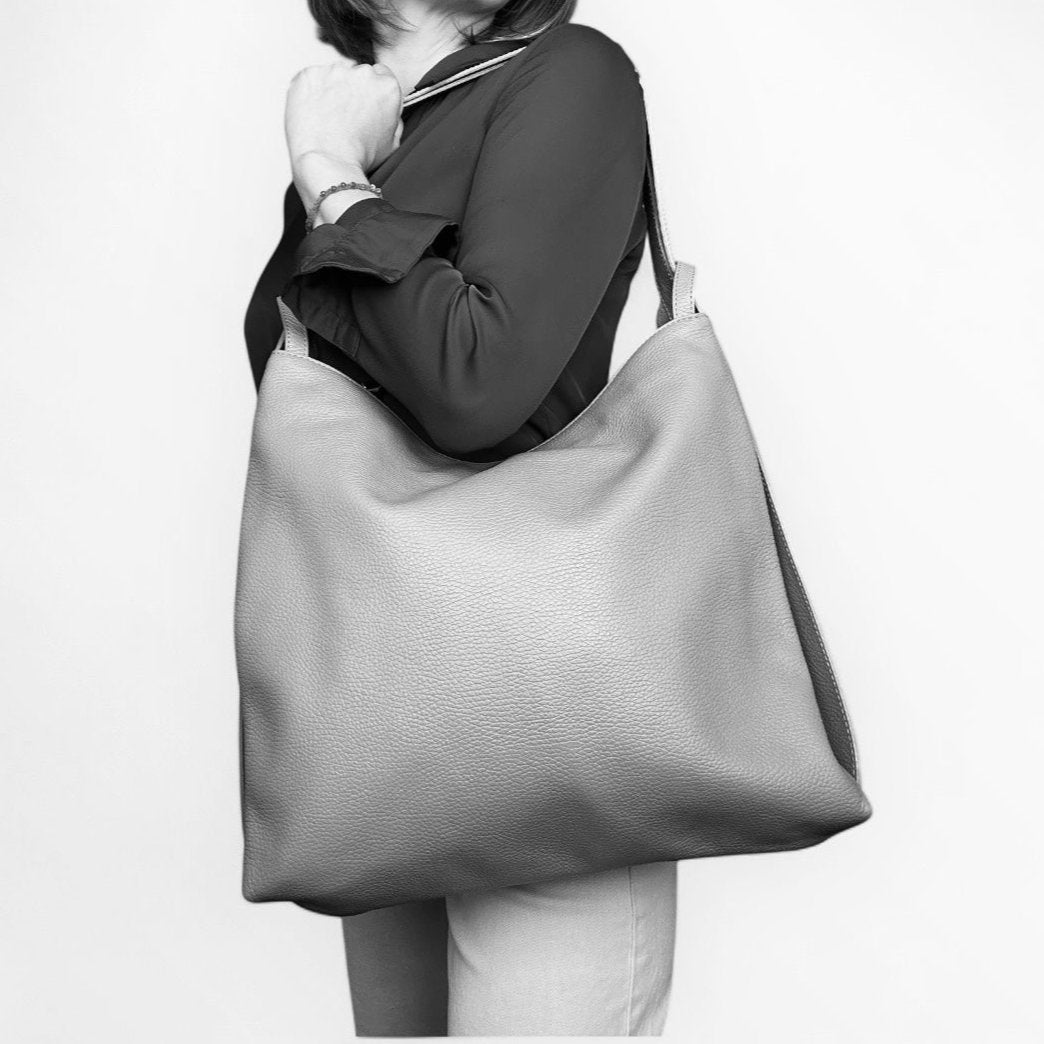 BORSA ZAINO SARA IN PELLE DOLLARO BEIGE