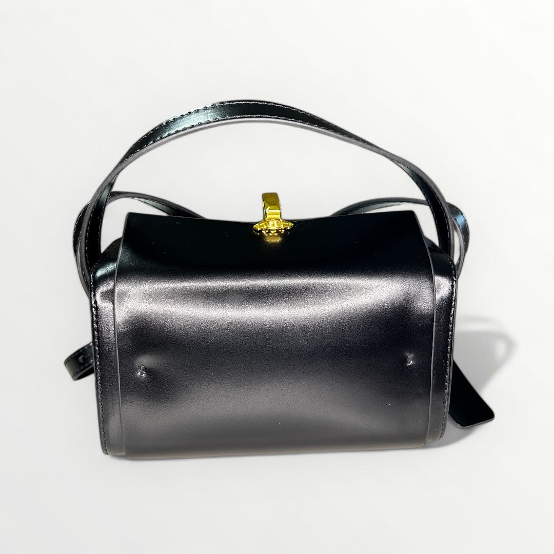 BORSA VANITY IN PELLE NERA