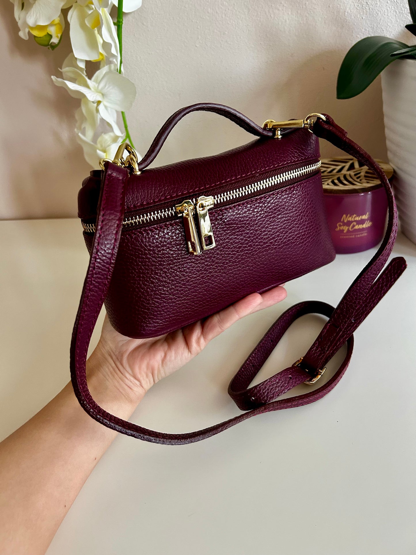 BORSA MINI IN PELLE BORDÒ