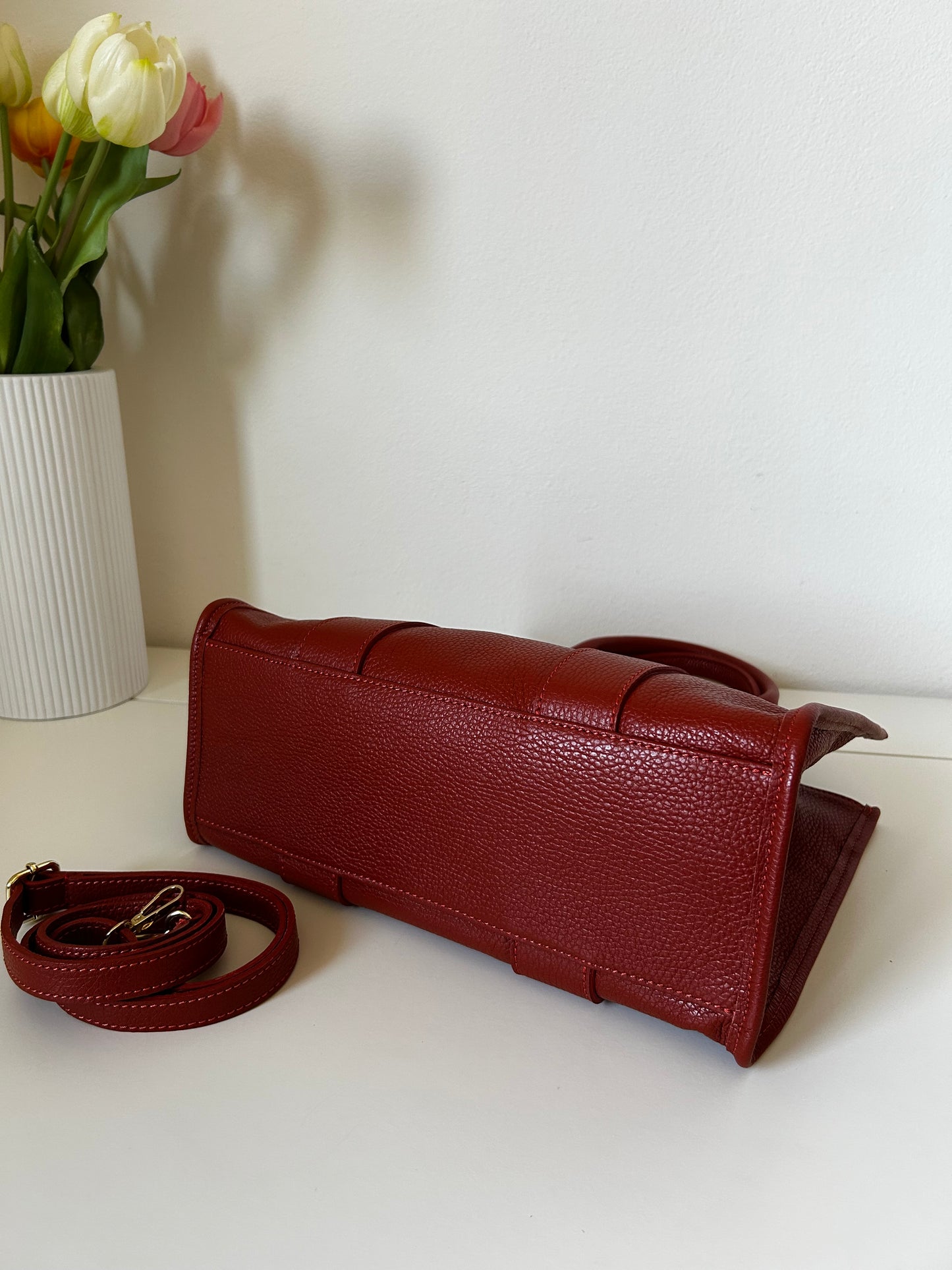 LISA-tote in vera pelle