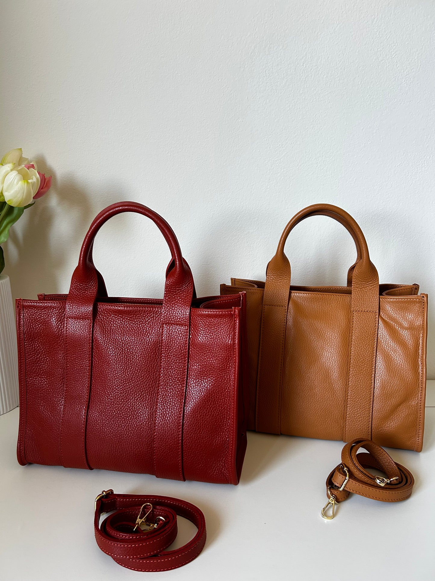 LISA-tote in vera pelle