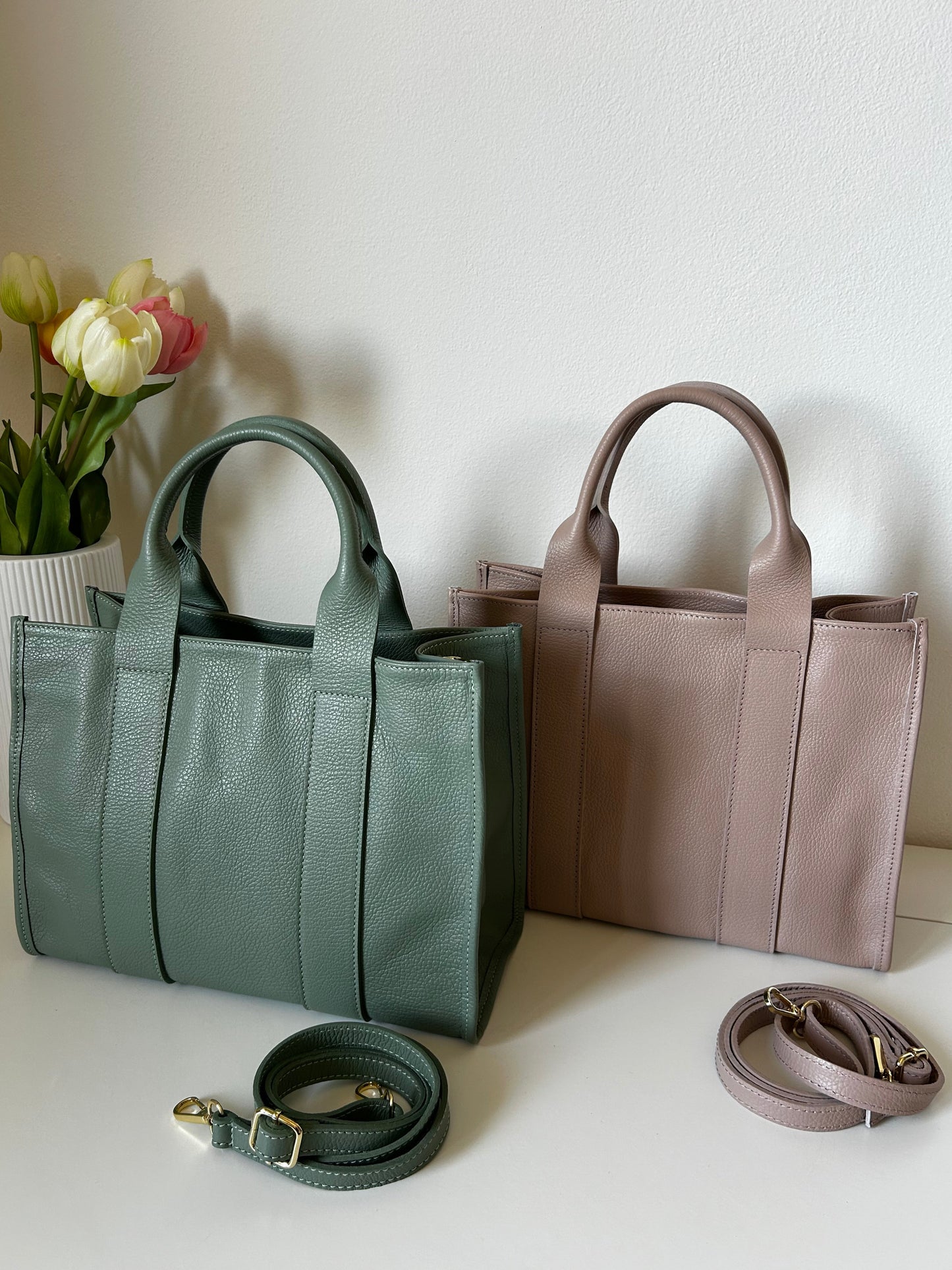 LISA-tote in vera pelle