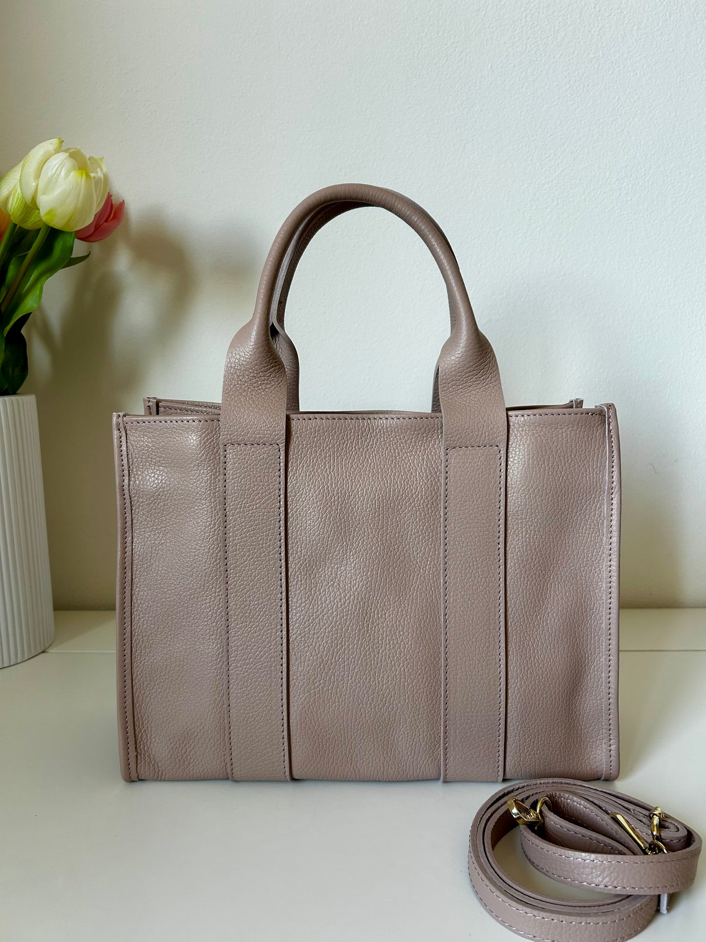 LISA-tote in vera pelle
