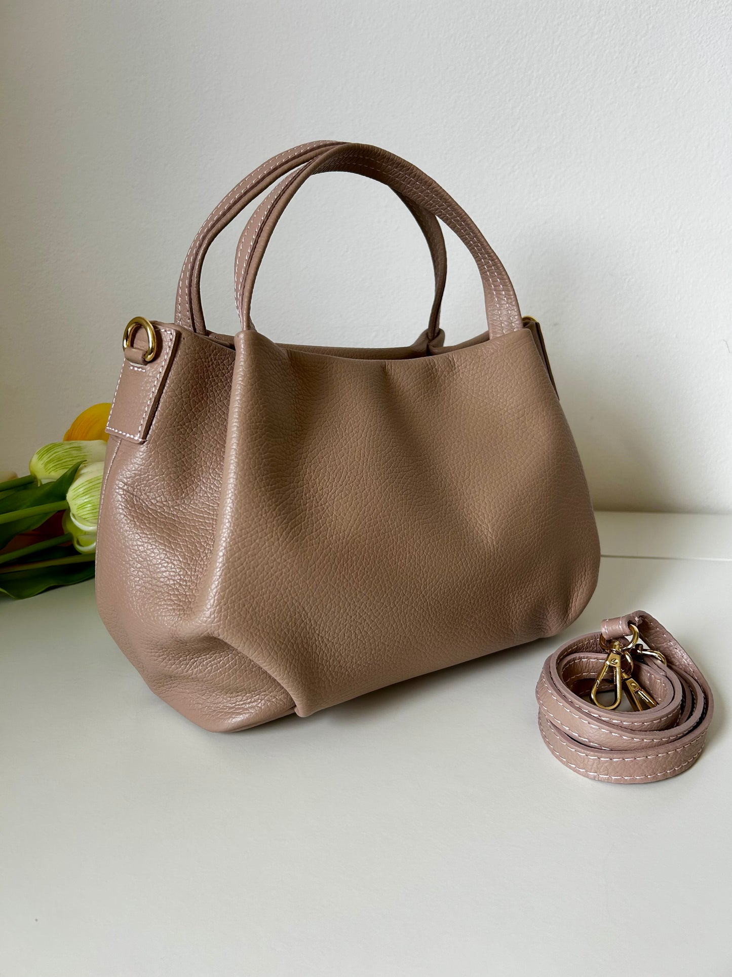 CITY BAG-vera pelle