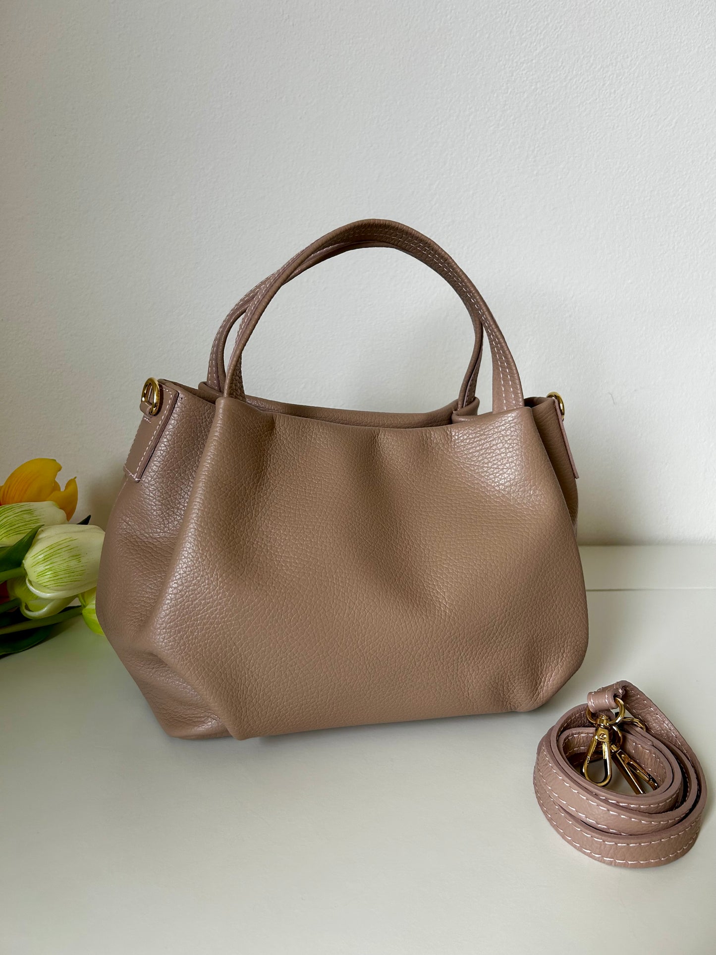 CITY BAG-vera pelle