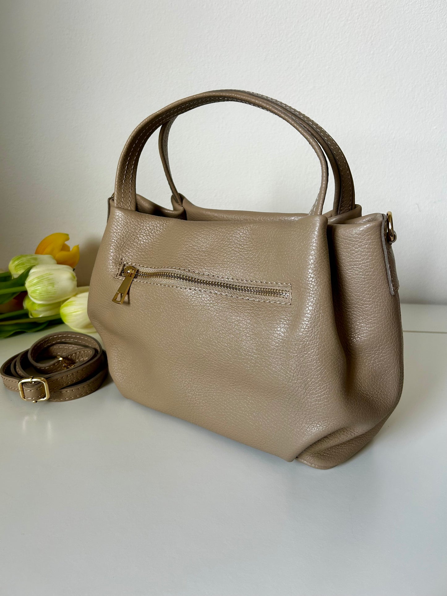CITY BAG-vera pelle