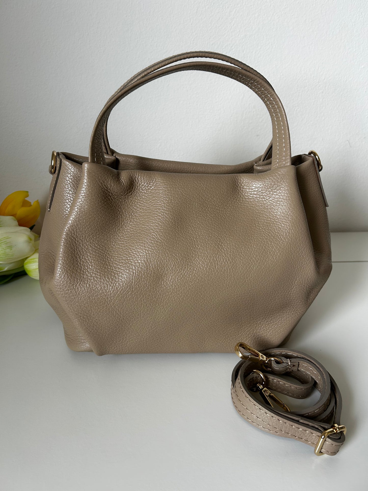 CITY BAG-vera pelle