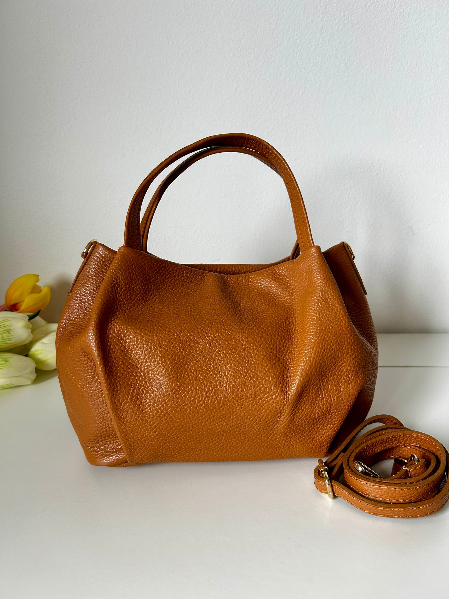 CITY BAG-vera pelle