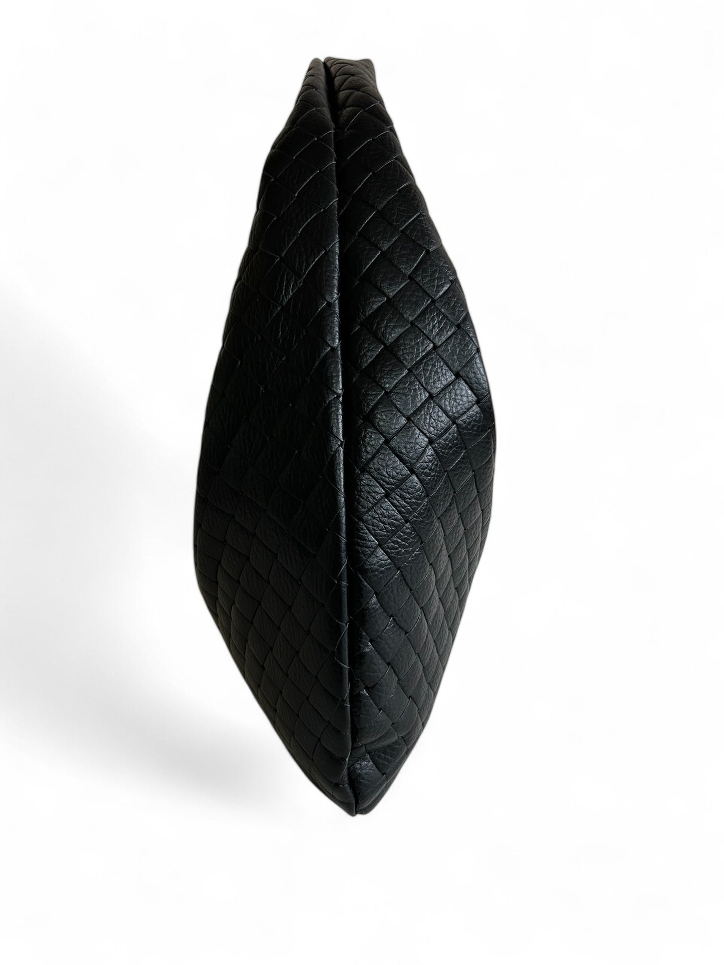 BORSA EMILY IN PELLE STAMPATA NERA