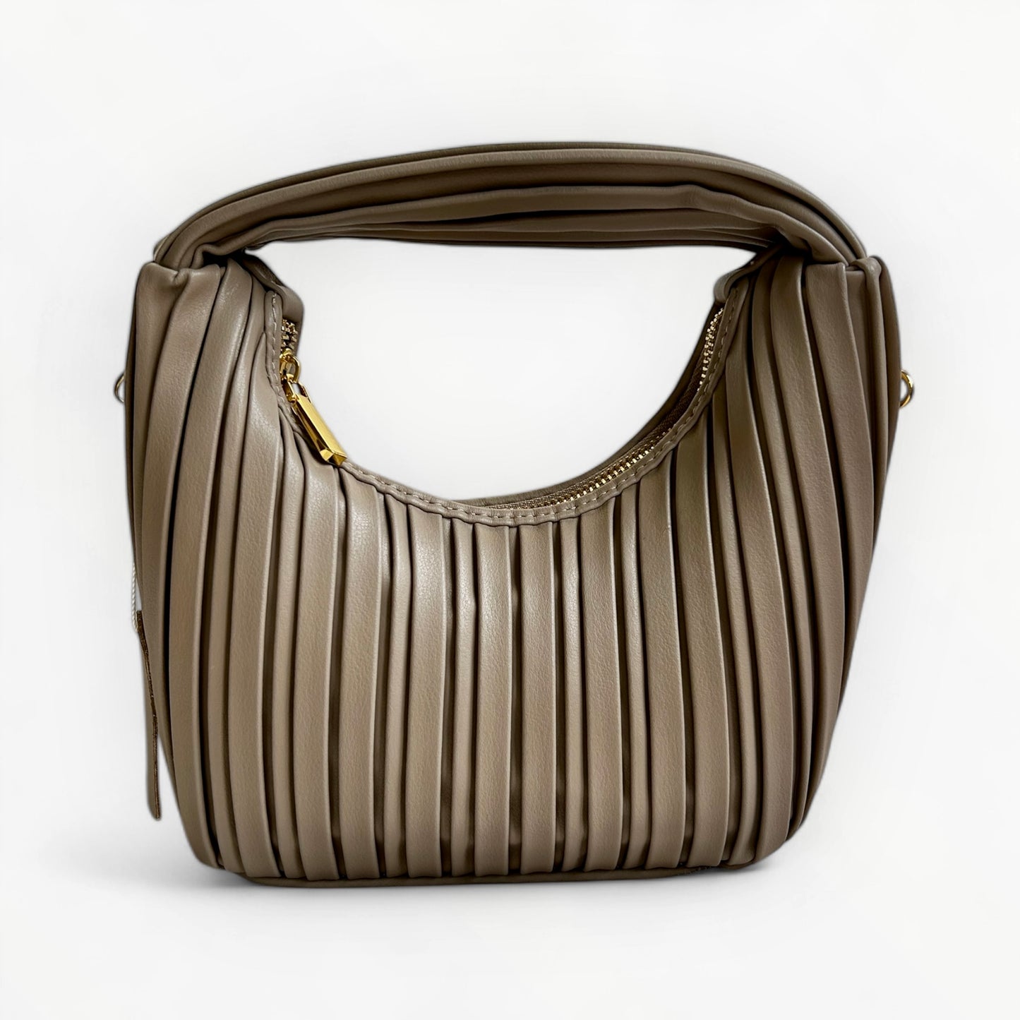 BORSA MIA IN PELLE TAUPE