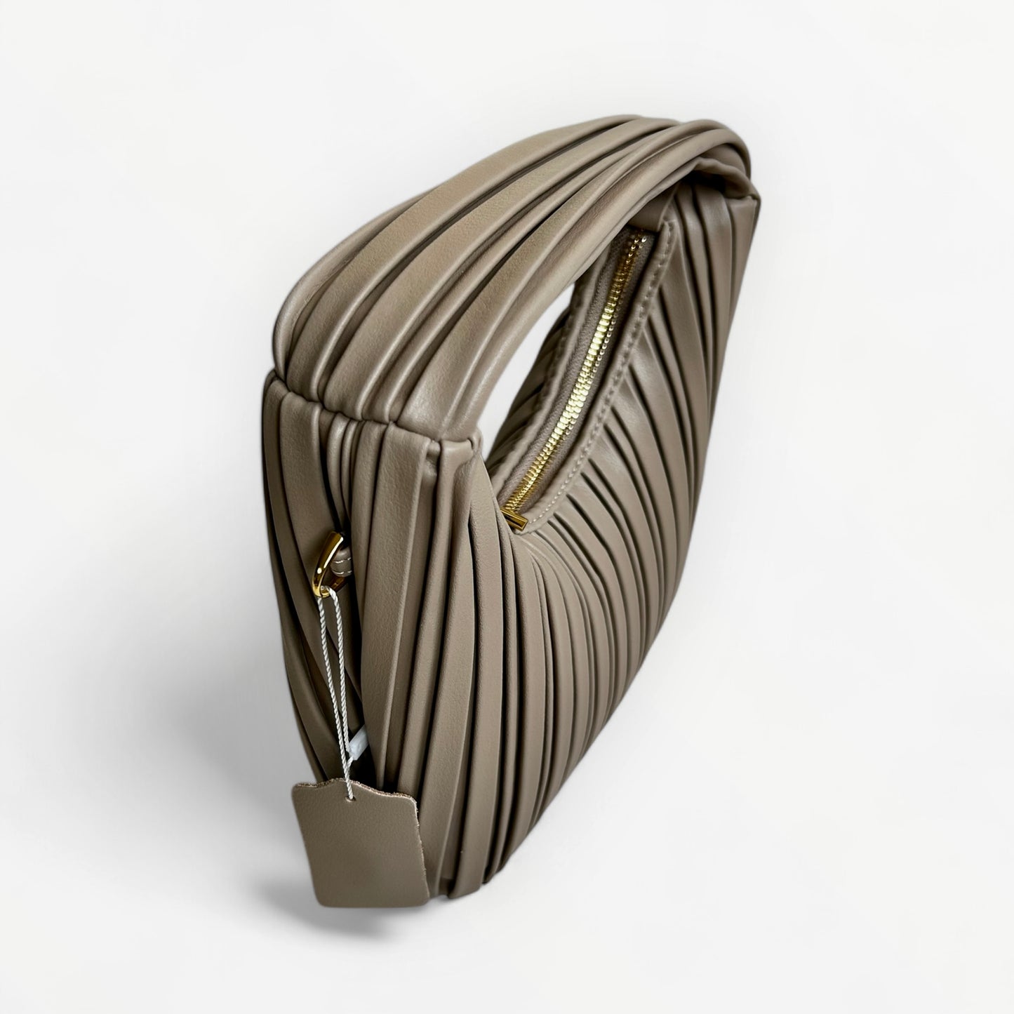 BORSA MIA IN PELLE TAUPE