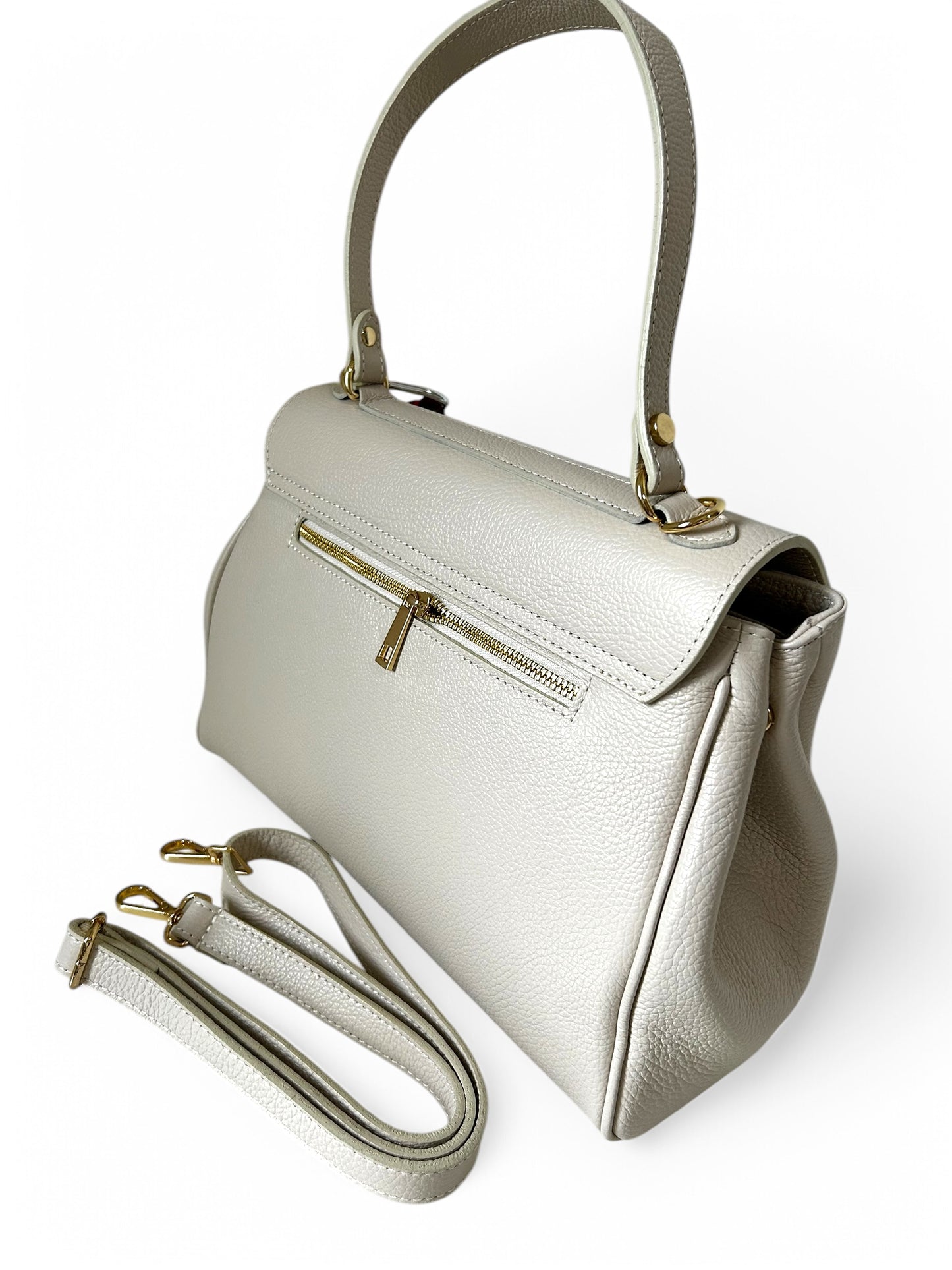 KIM IN PELLE BEIGE con Charm in omaggio