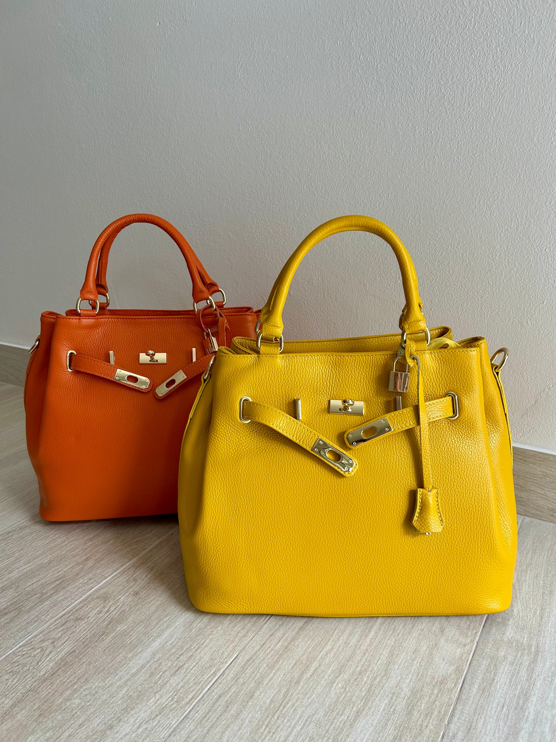 ZOE maxi-vera pelle
