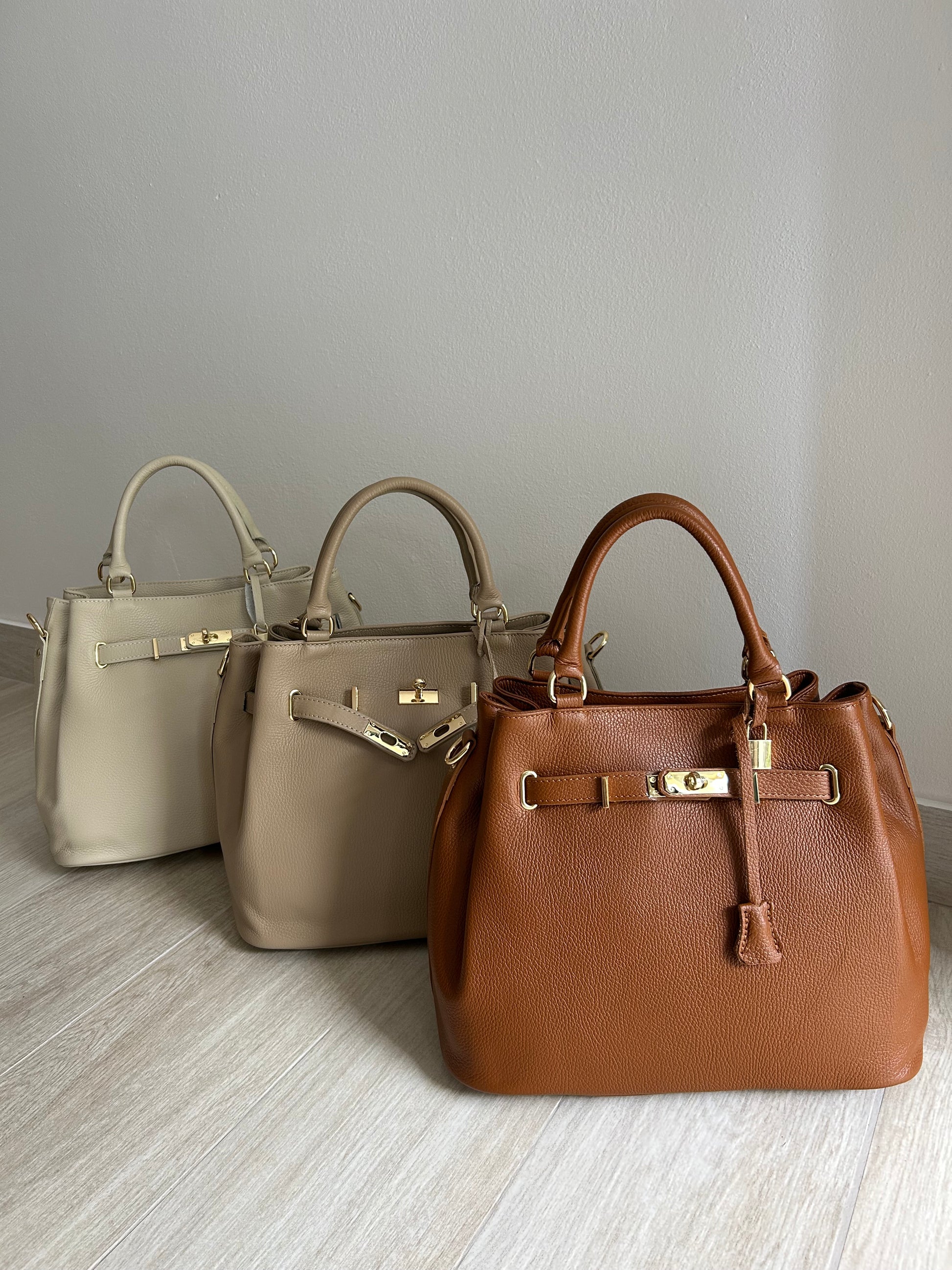 ZOE maxi-vera pelle