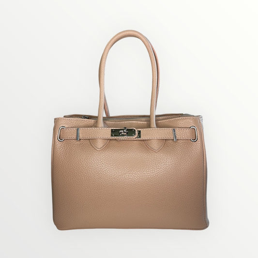 BORSA ZOE IN PELLE DOLLARO ROSA CIPRIA