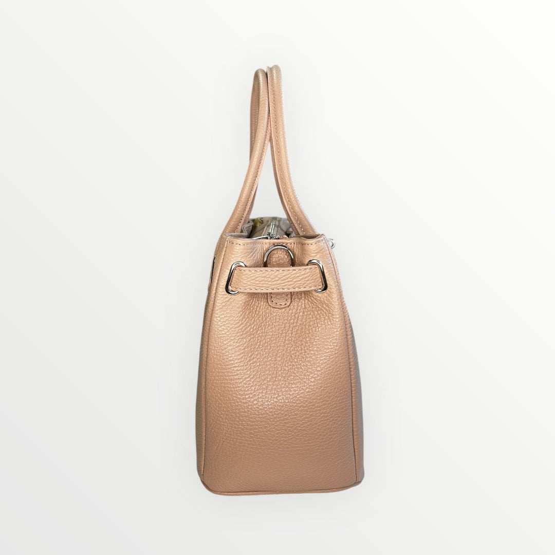 BORSA ZOE IN PELLE DOLLARO ROSA CIPRIA