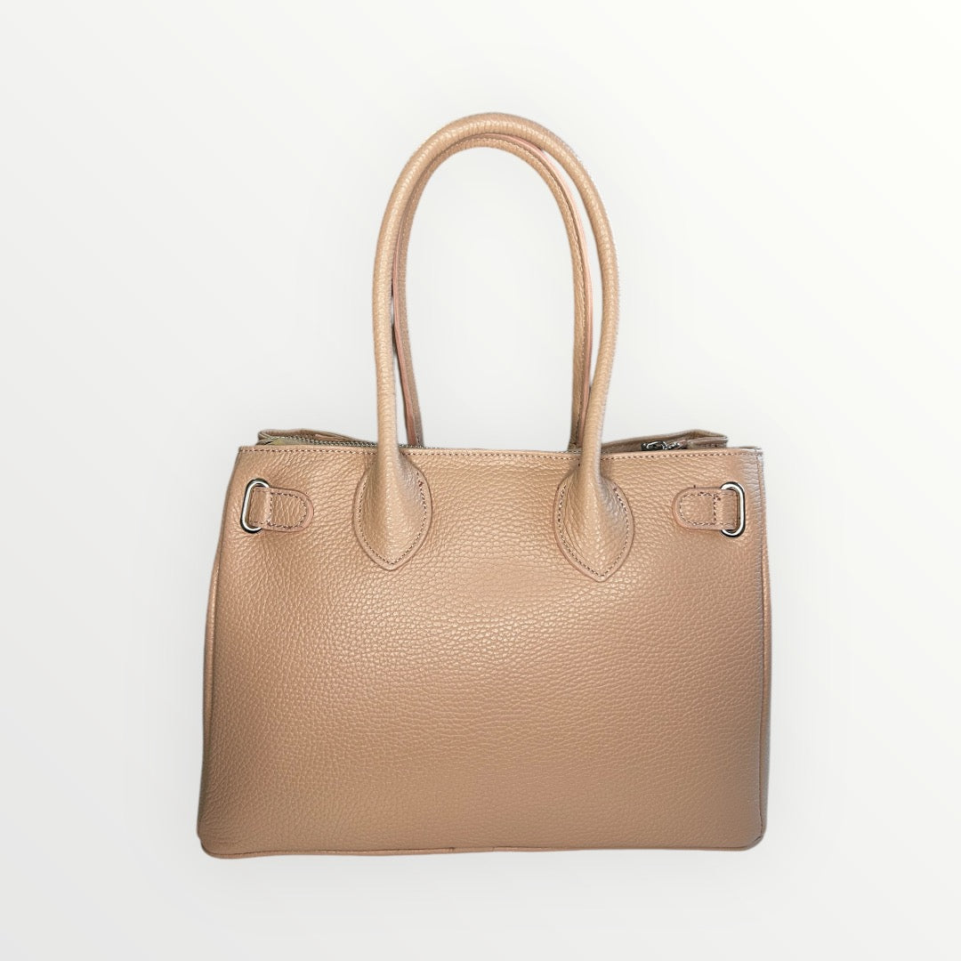 BORSA ZOE IN PELLE DOLLARO ROSA CIPRIA