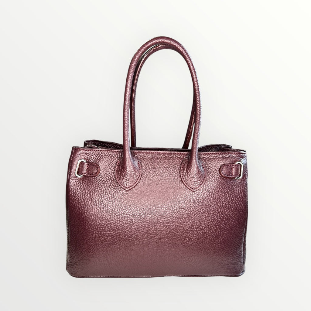 BORSA ZOE IN PELLE DOLLARO WINE