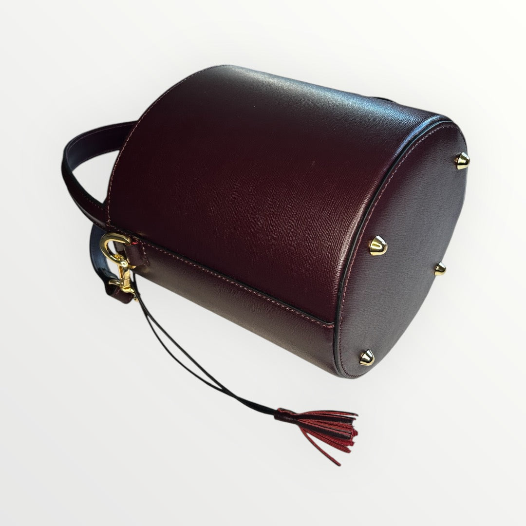 BORSA ROSE IN PELLE DI SAFFIANO BORDÒ