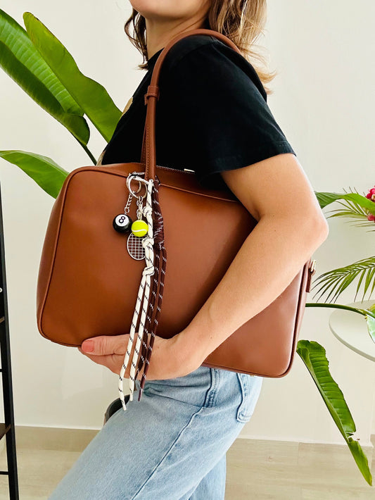 SOFIA MAXI BAG-CUOIO