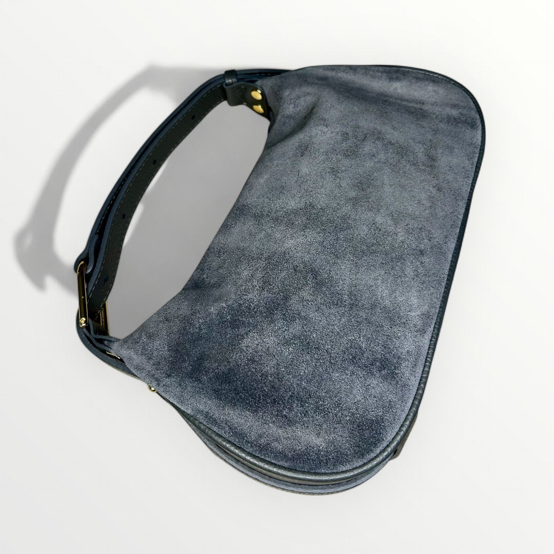 BORSA HOBO-SUEDE GRIGIO