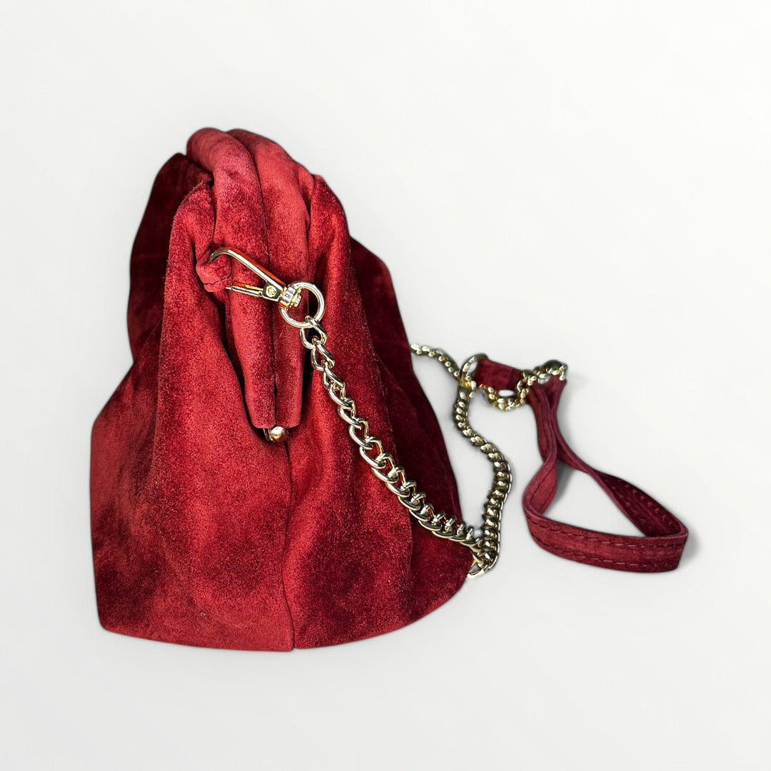 CLUTCH-SUEDE BORDÒ
