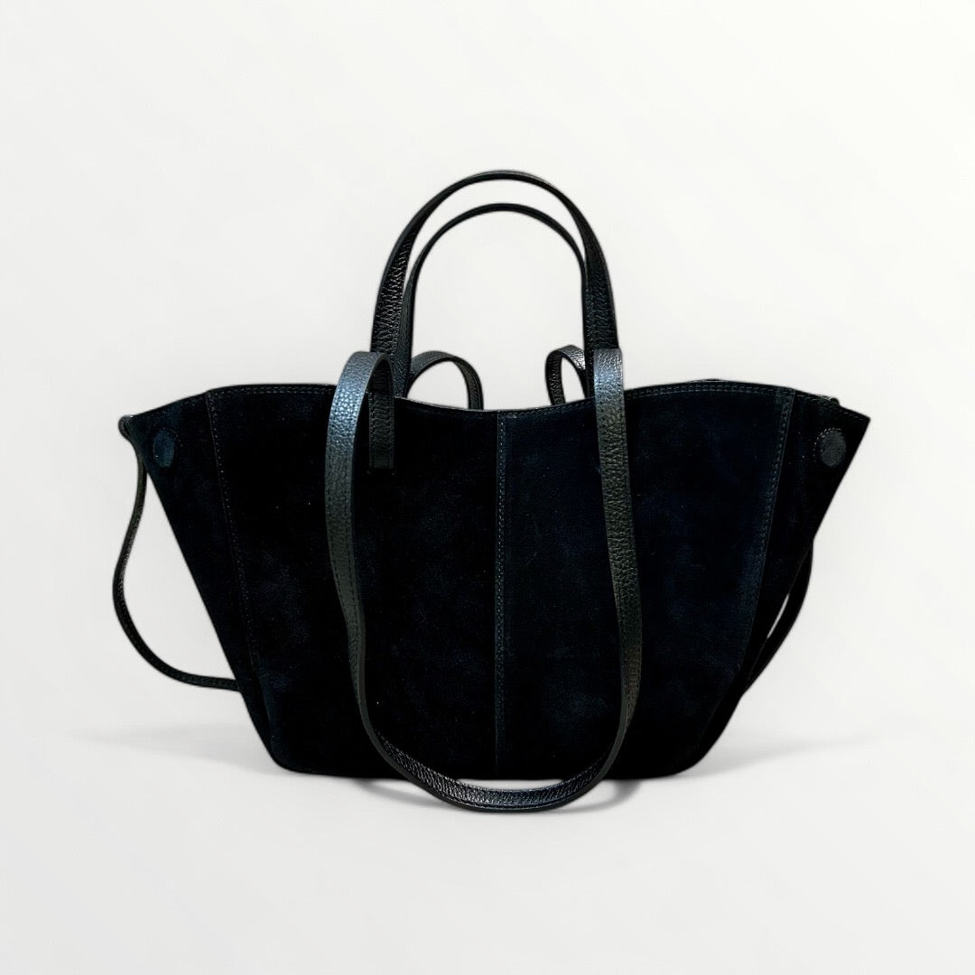 BORSA NIVES IN CAMOSCIO