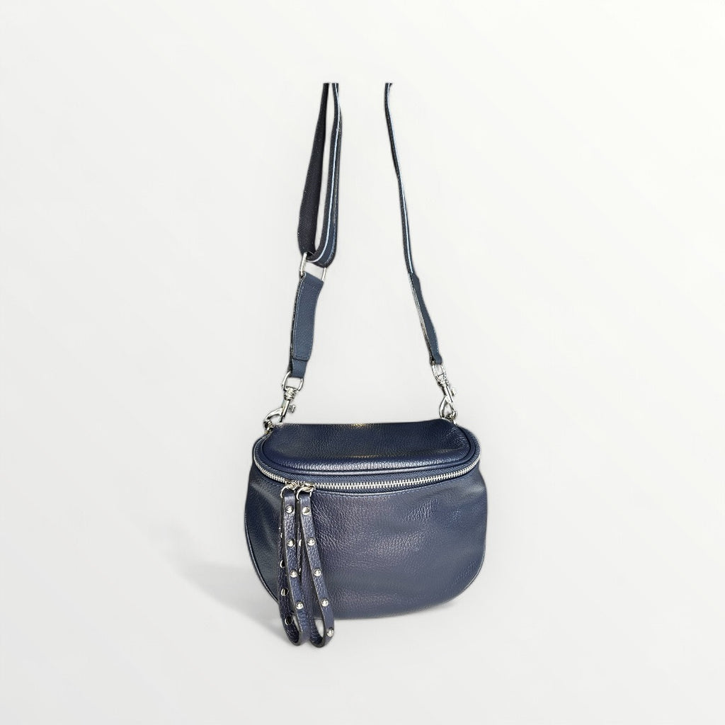 BORSA A TRACOLLA IN VERA PELLE