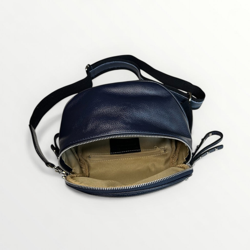 BORSA A TRACOLLA IN VERA PELLE