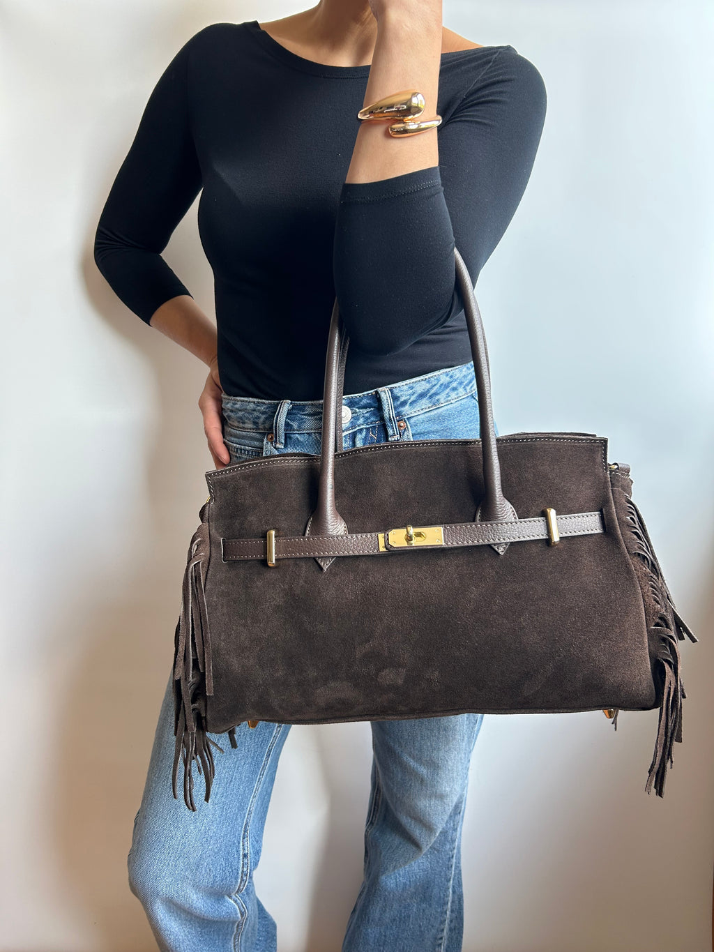MIRA SUEDE BAG