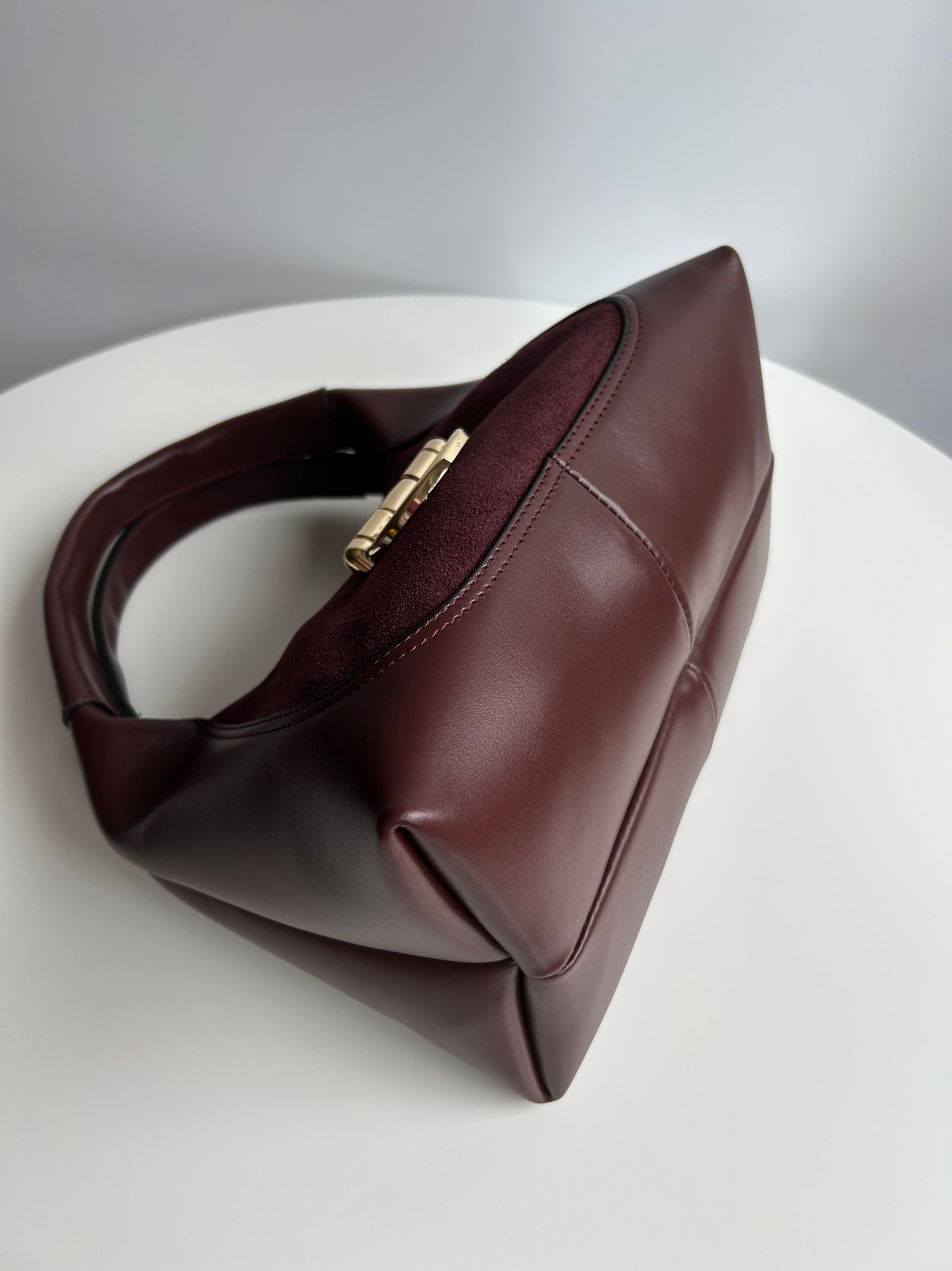 ELISA BAG SUEDE-BURGUNDY