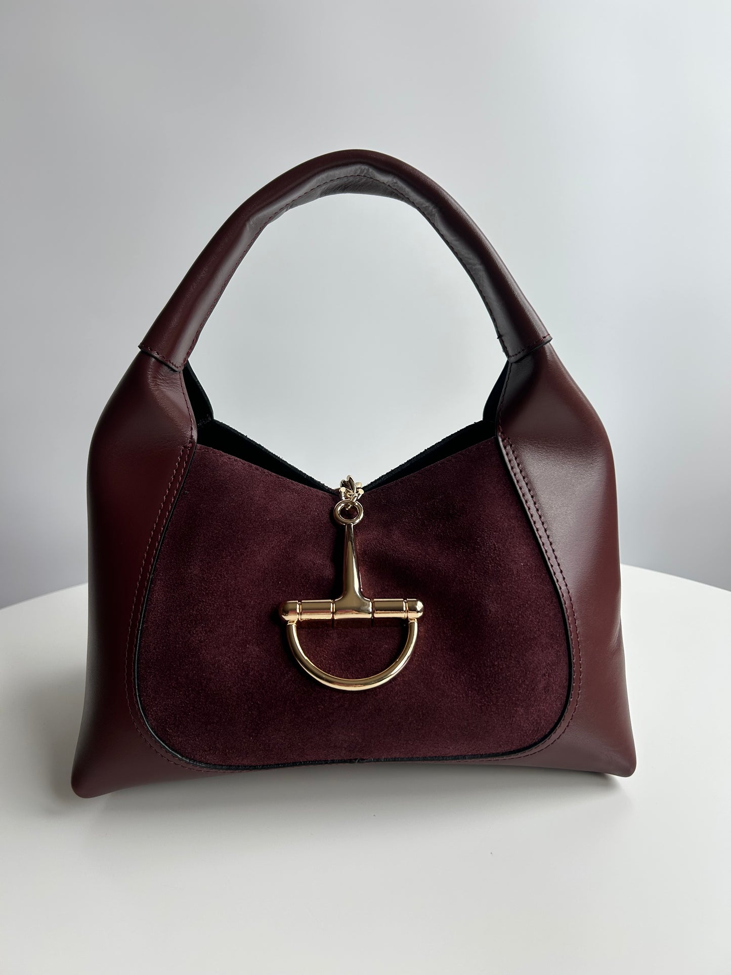 ELISA BAG SUEDE-BURGUNDY
