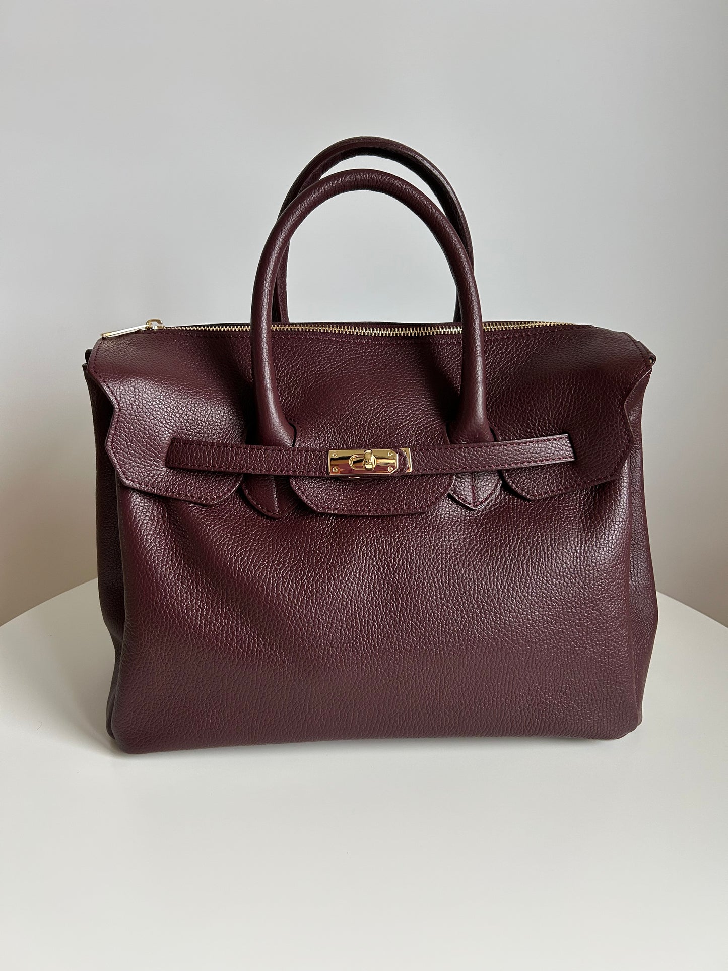 GABRIELLA MAXI BAG-BORDEAUX
