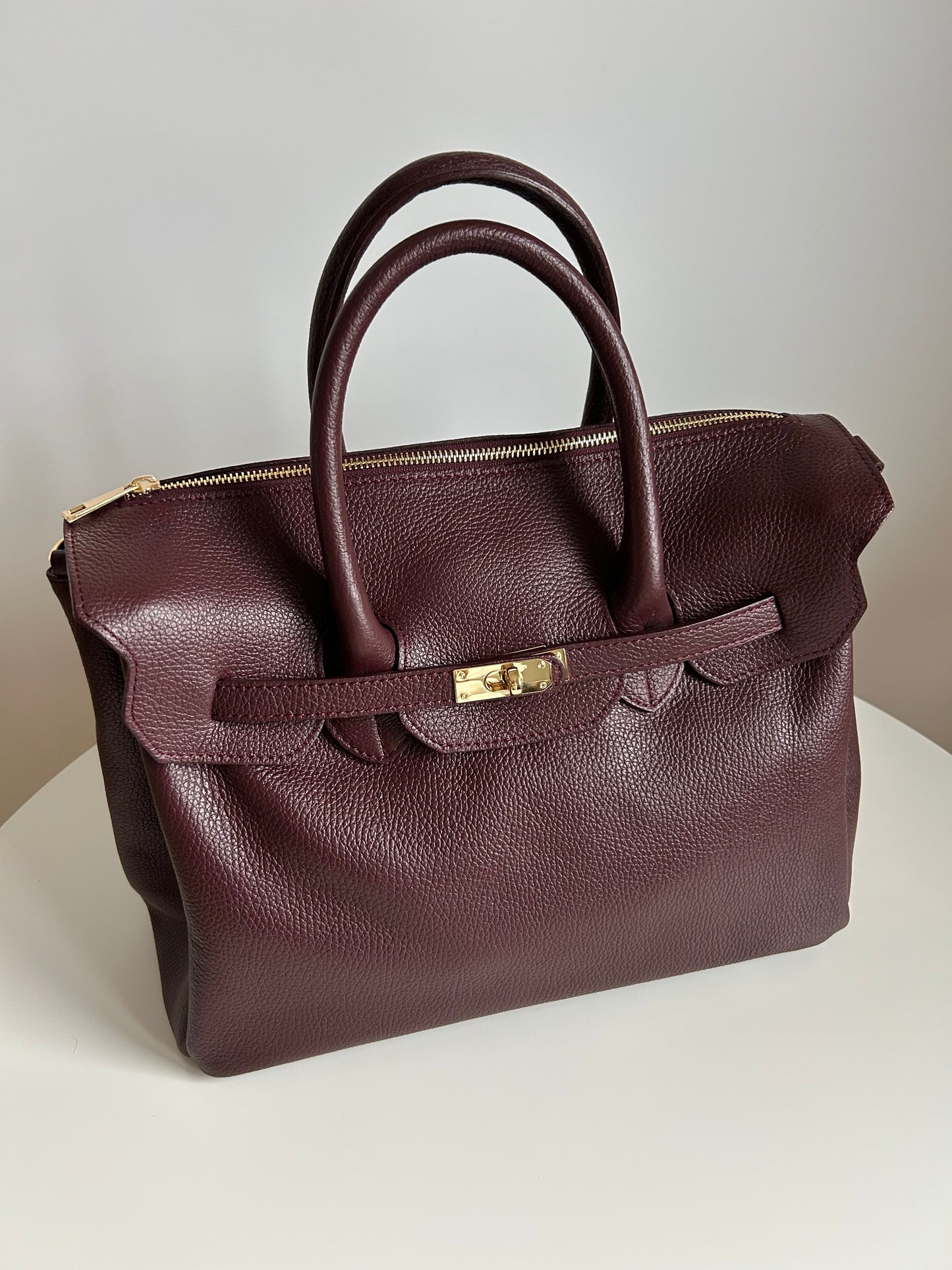 GABRIELLA MAXI BAG-BORDEAUX