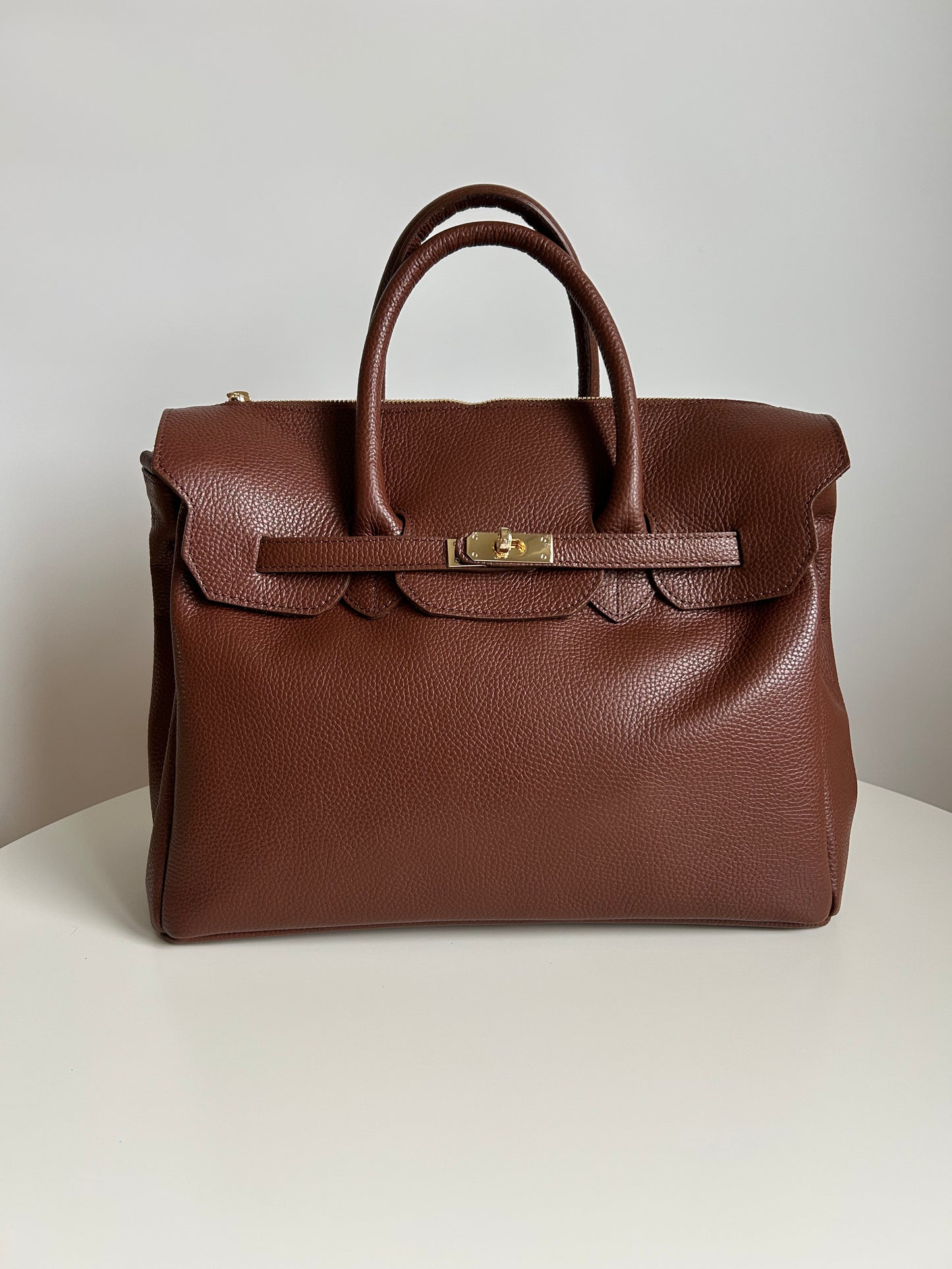 GABRIELLA MAXI BAG-MARRONE