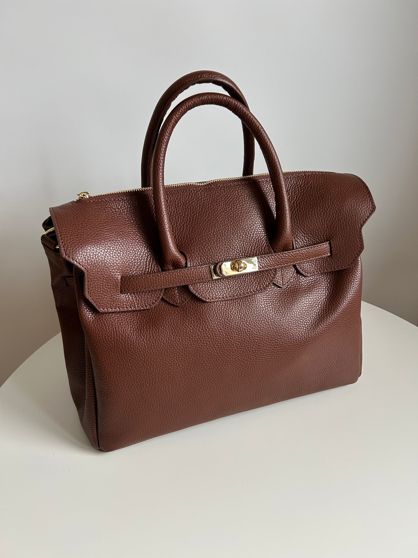 GABRIELLA MAXI BAG-MARRONE