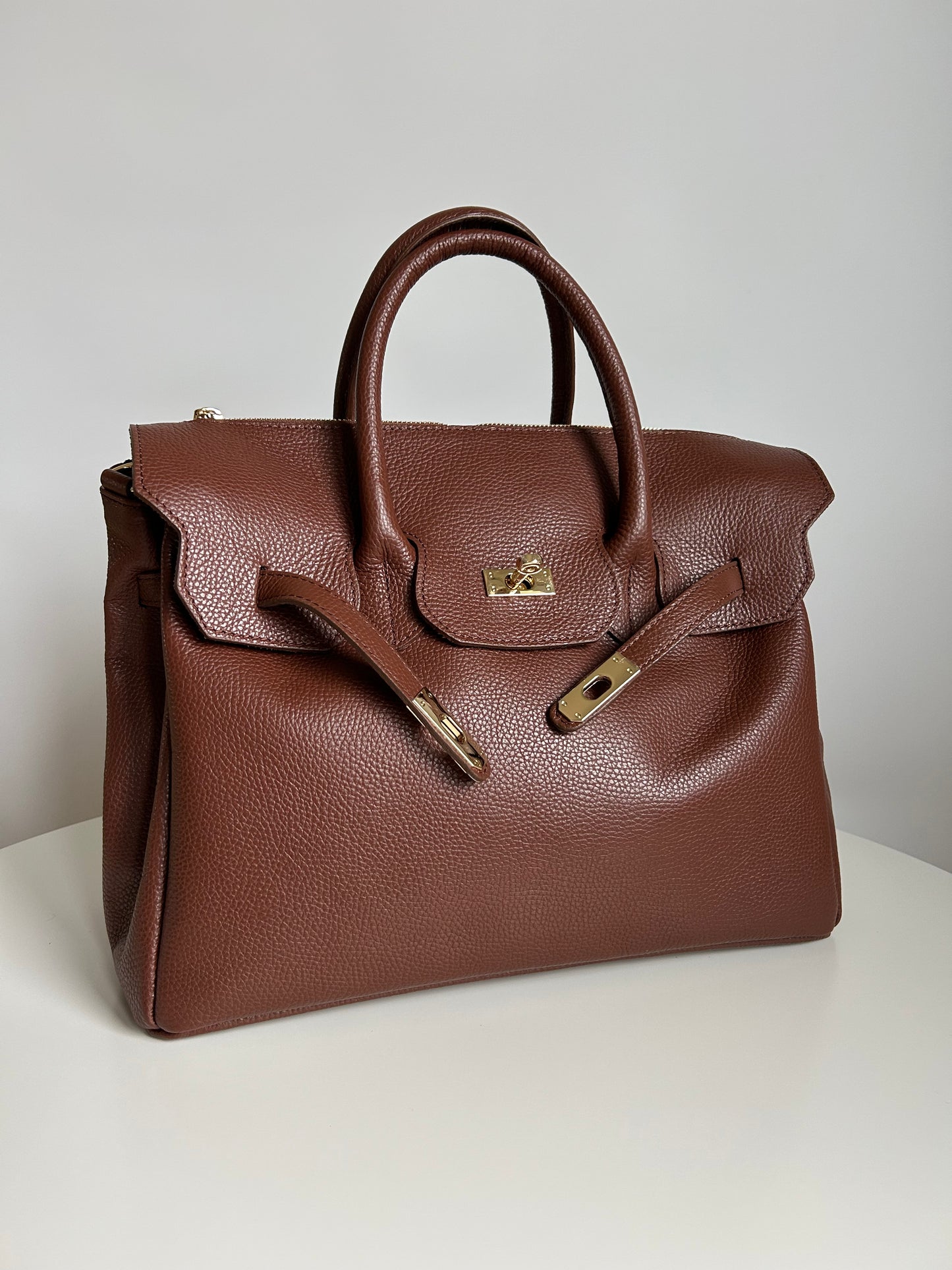 GABRIELLA MAXI BAG-MARRONE