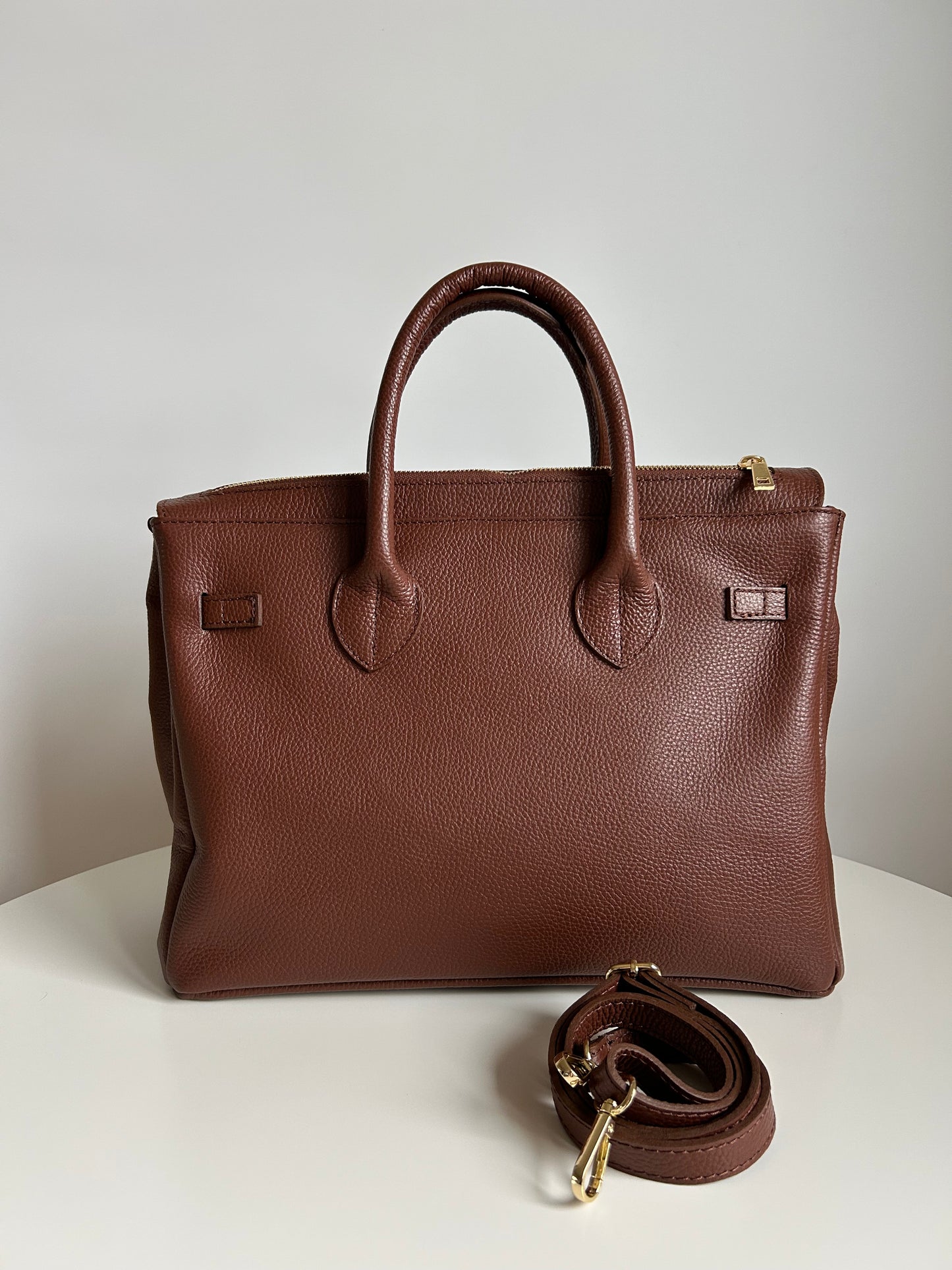 GABRIELLA MAXI BAG-MARRONE