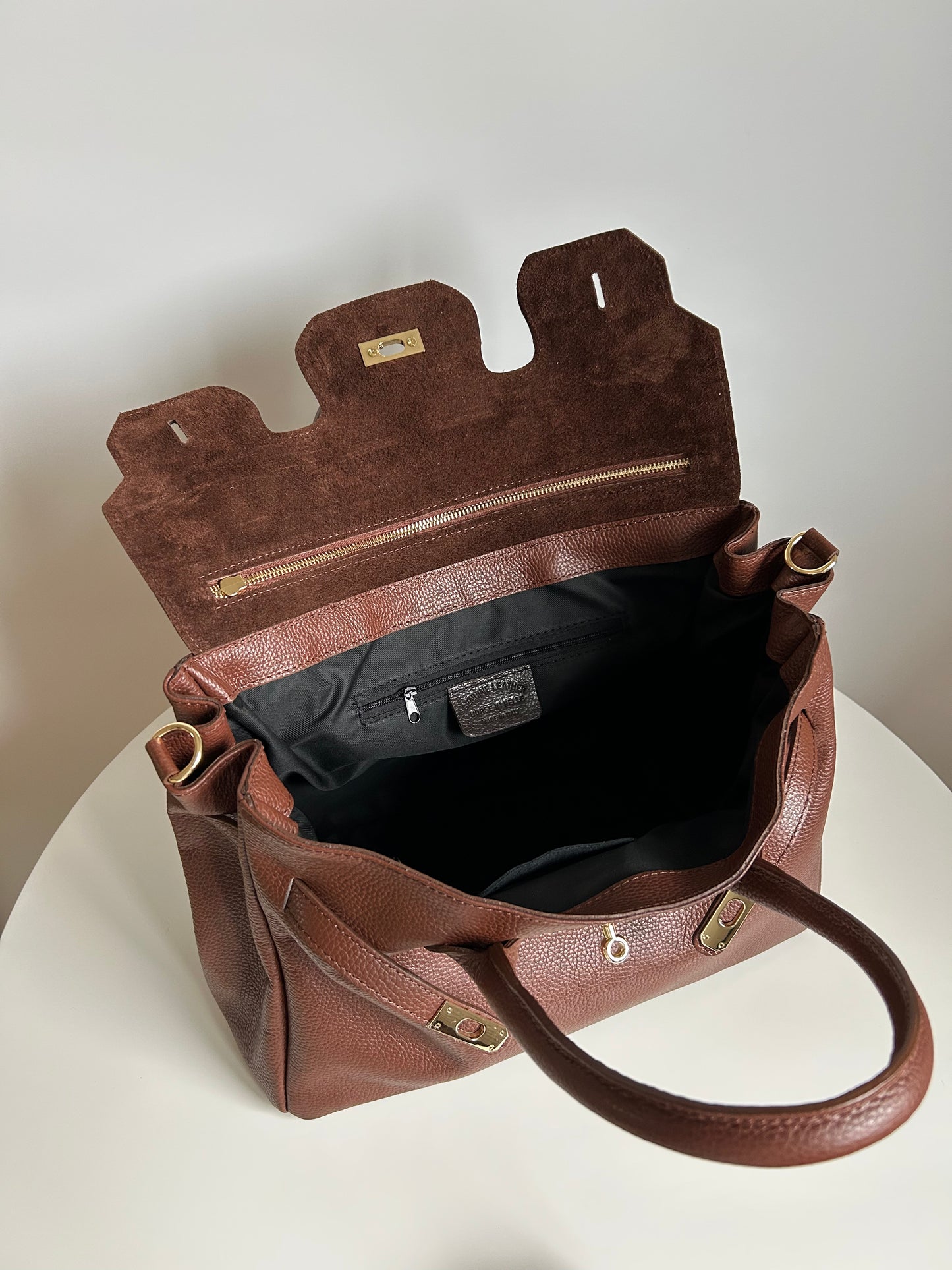 GABRIELLA MAXI BAG-MARRONE