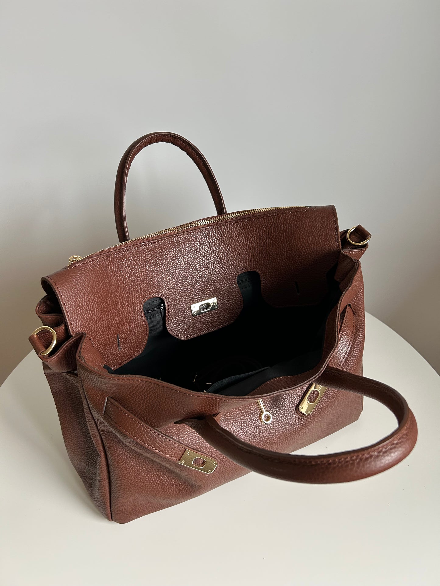 GABRIELLA MAXI BAG-MARRONE