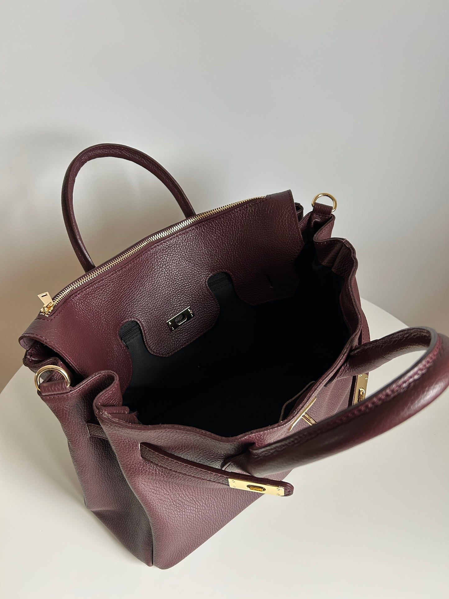 GABRIELLA MAXI BAG-BORDEAUX