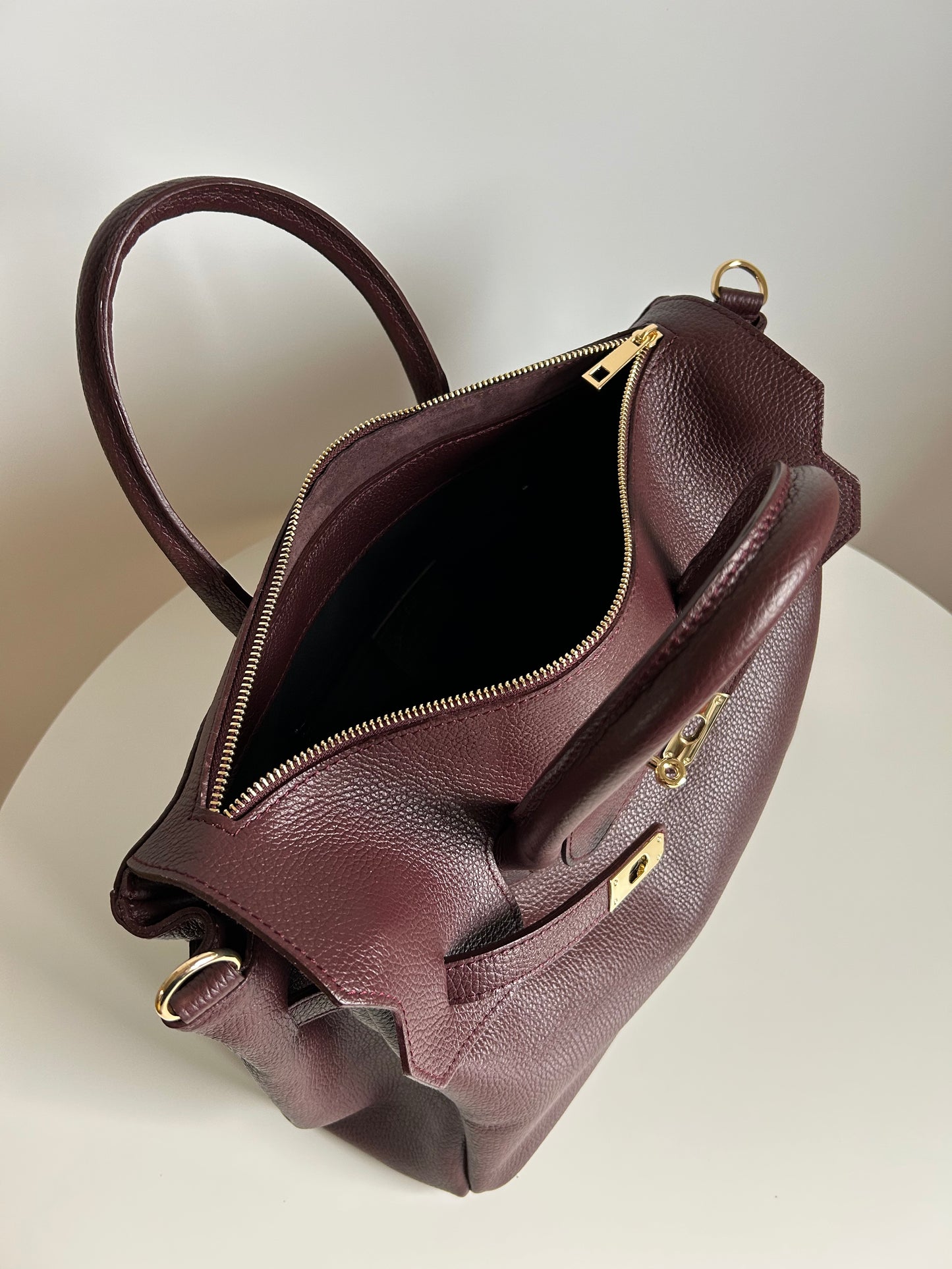 GABRIELLA MAXI BAG-BORDEAUX