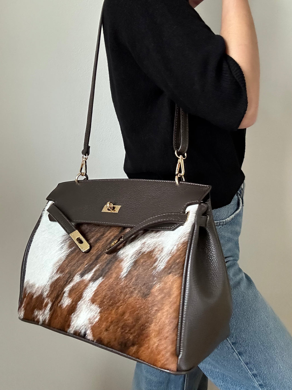 BOLSO MARY EN PIEL Y CABALLINO