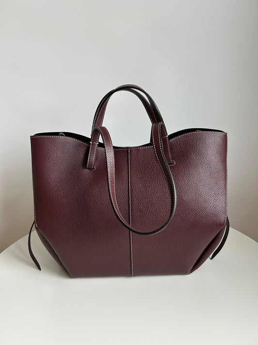 HELEN MAXI BAG-BORDEAUX