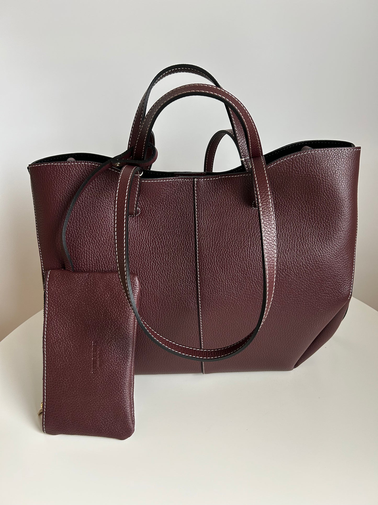 HELEN MAXI BAG-BORDEAUX