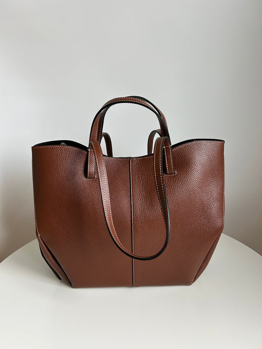 HELEN MAXI BAG-BROWN