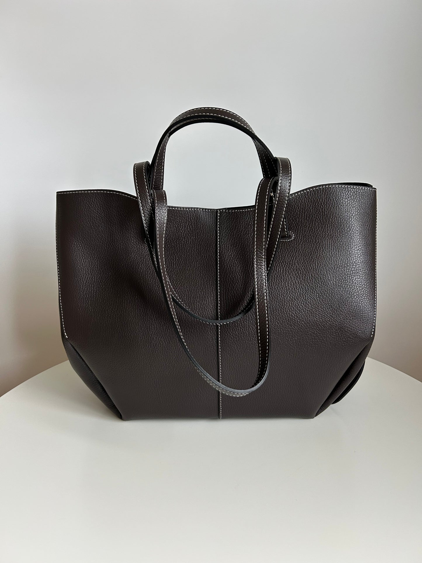 HELEN MAXI BAG-DARK BROWN