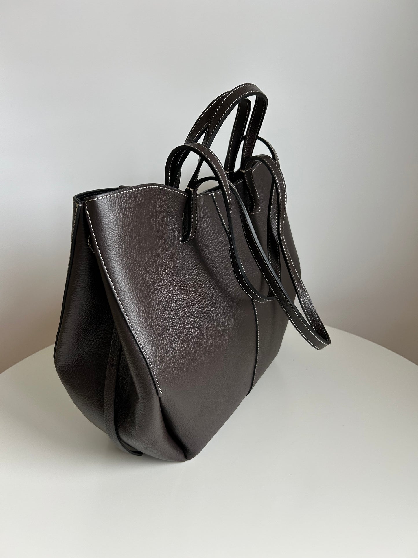 HELEN MAXI BAG-DARK BROWN