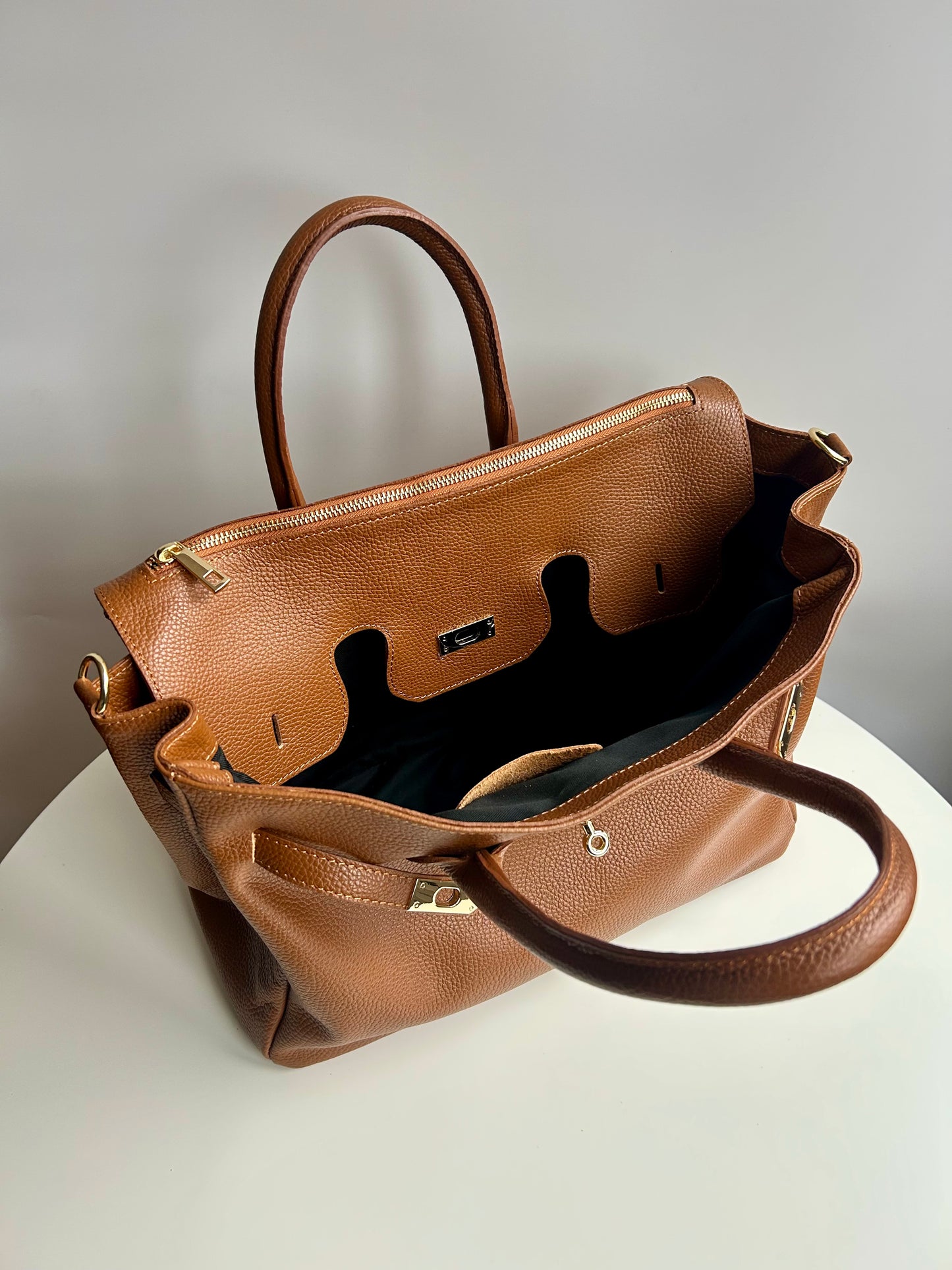 GABRIELLA MAXI BAG-CUOIO