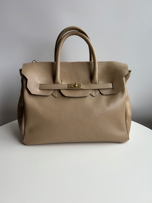 GABRIELLA MAXI BAG-TAUPE